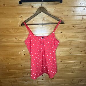 Polka Dot Sleeveless Top -